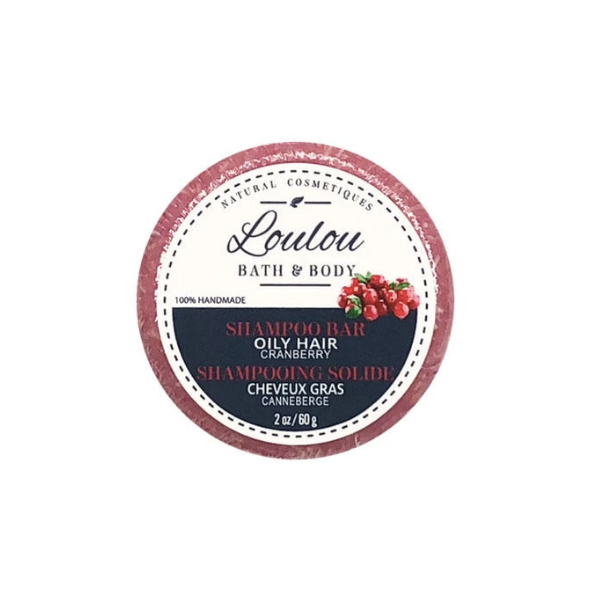 give Disciplin Ved Loulou Shampoo Bar - Oily Hair (Cranberry) - Iris Body and Beauty