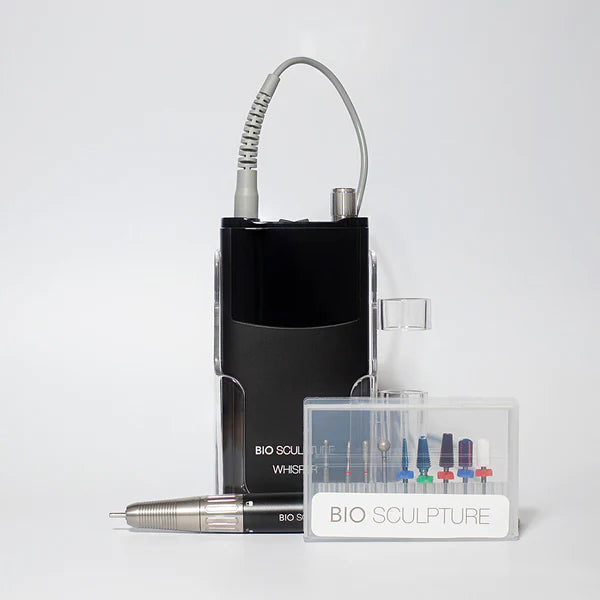 BIO SCULPTURE WHISPER E-FILE KIT WITH 9 BITS - INCLUDES TRAINING