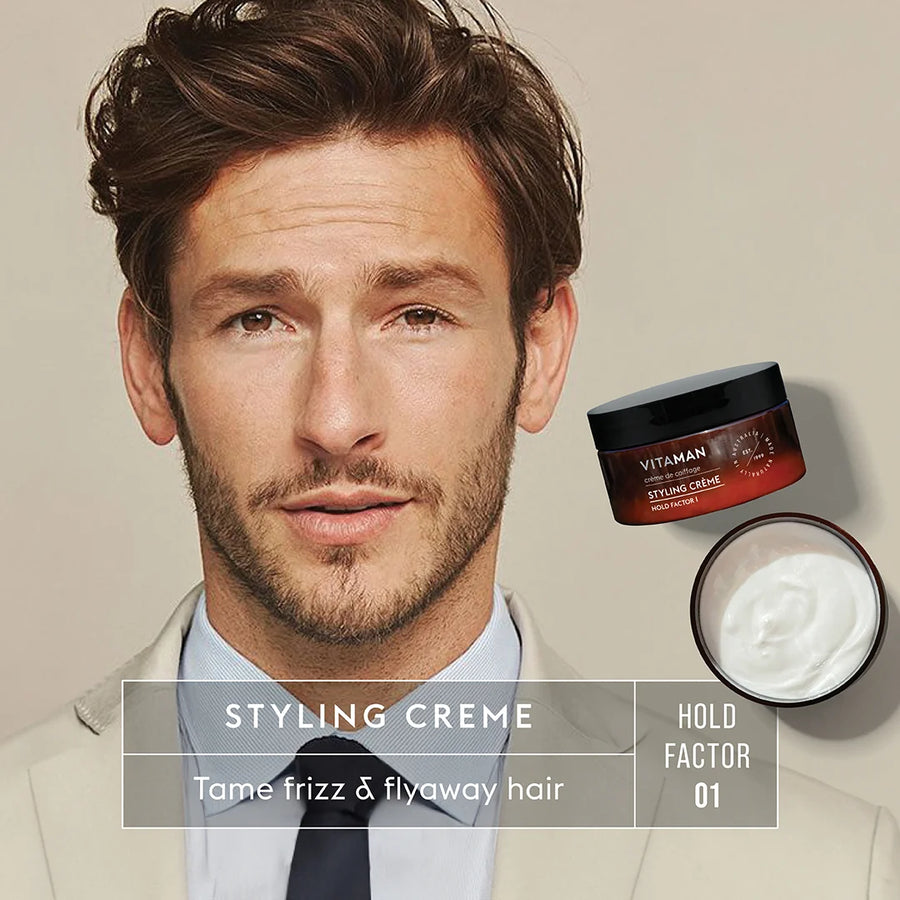 VITAMAN Hair Styling Crème (Light Hold) 100g