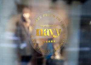 NAVY WINDOW DECAL