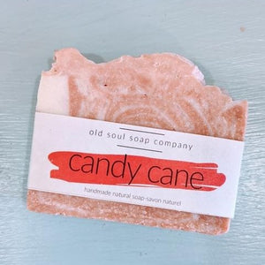 Old Soul Soap Company Candy Cane Bar