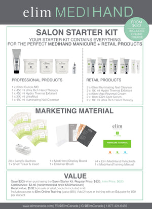 ELIM MediHand Salon Starter Kit