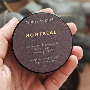 Mimi &amp; August Montréal - Mini Bougie 2oz