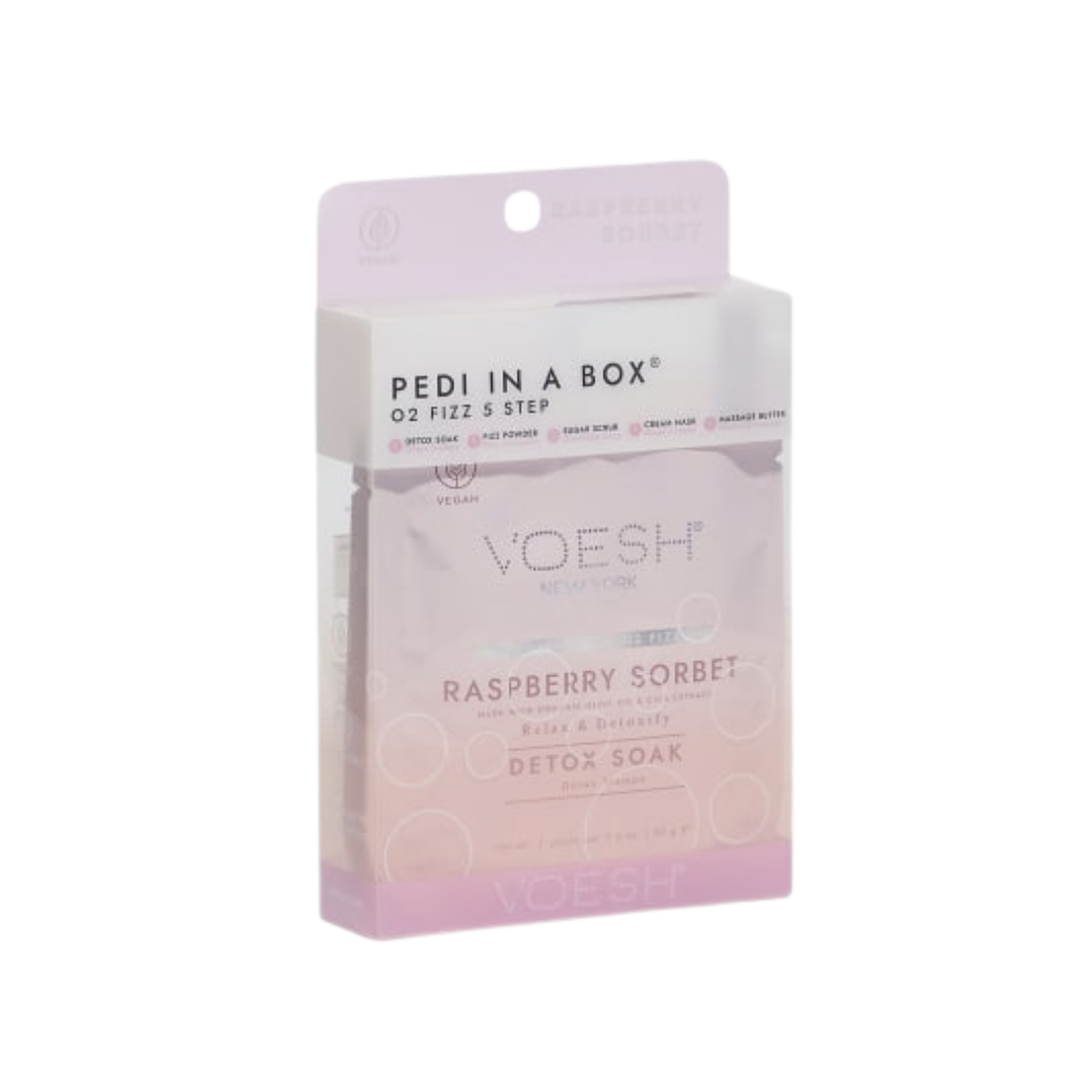 VOESH Pedi in a Box O2 Fizz - Raspberry Sorbet