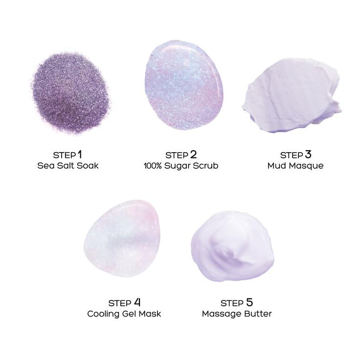 VOESH Pedi in a Box Glimmer Spa - UNICORN